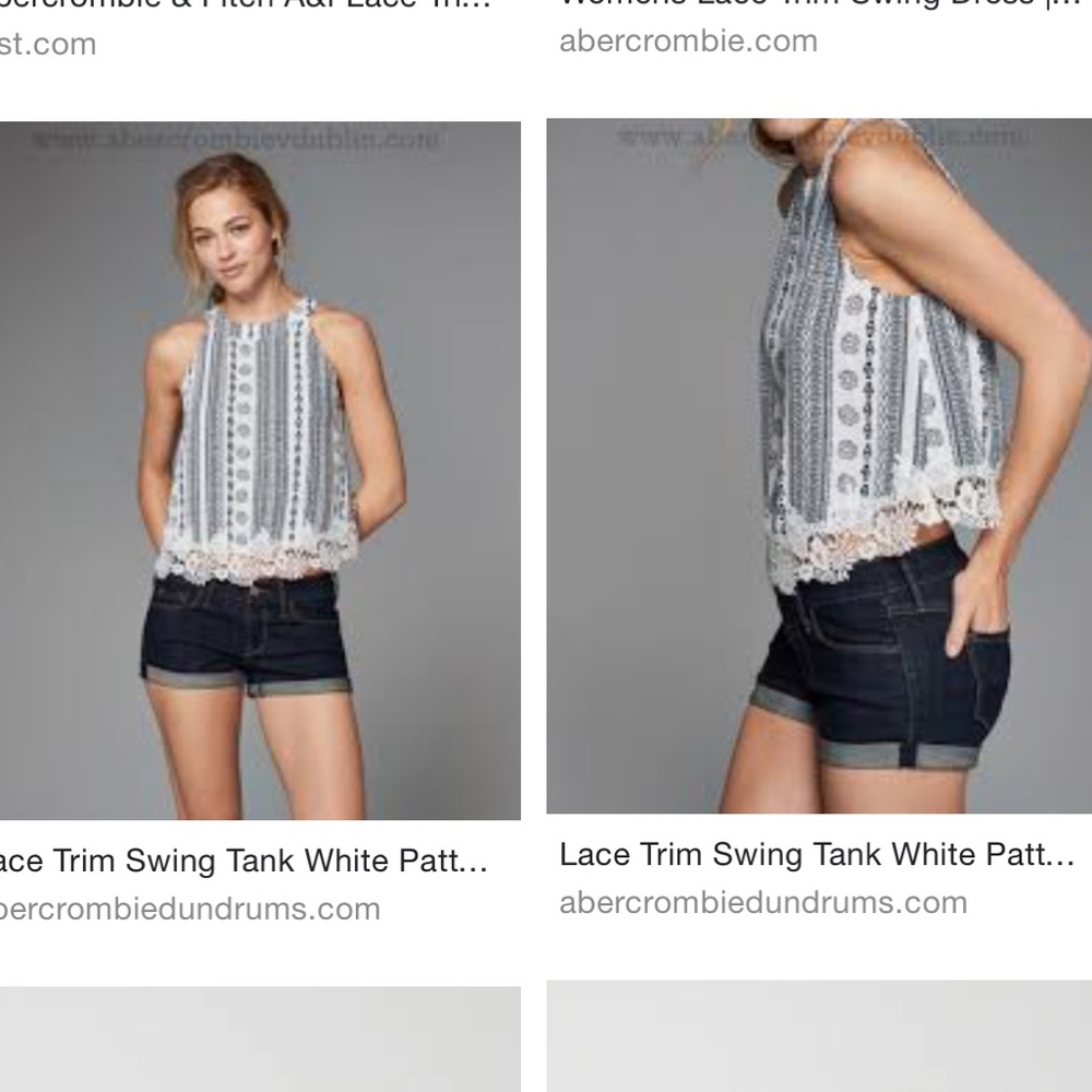 Abercrombie and Fitch lace shirt